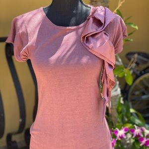 Elegant Small Knit Top Pink